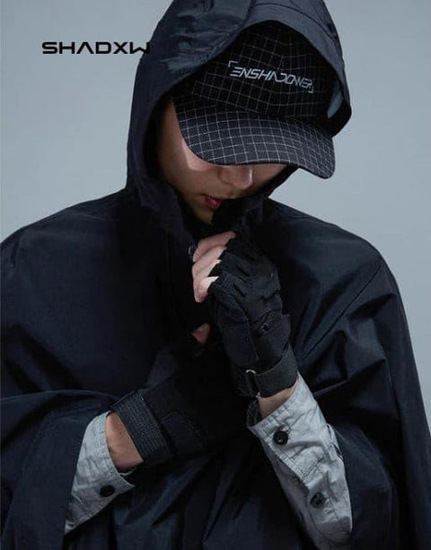 Black cape jacket - Anagoc