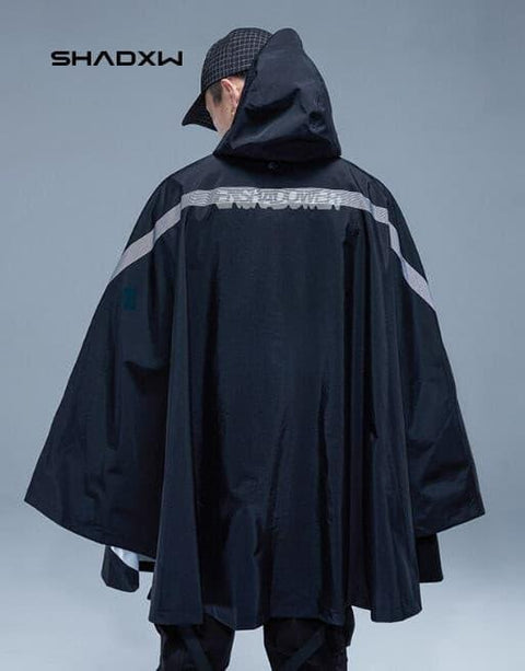 Black cape jacket - Anagoc