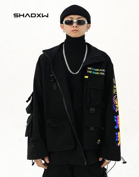 Black Reflective Jacket - Anagoc