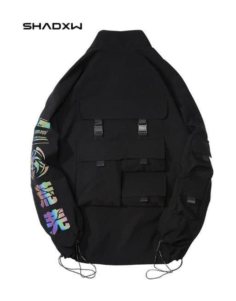 Black Reflective Jacket - Anagoc