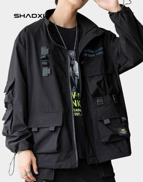 Black Reflective Jacket - Anagoc