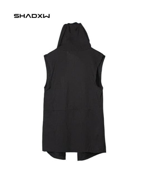 Black sleeveless jacket - Anagoc