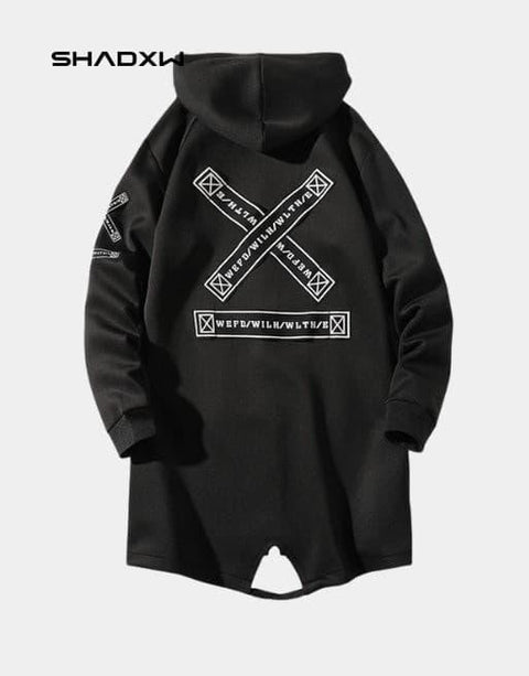Black Techwear Jacket - Anagoc
