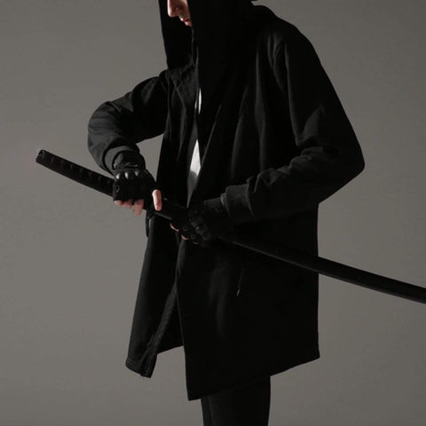 Dark Cloak Cape Oversize Wizard Coat - Anagoc