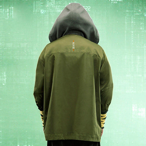 Cyberpunk Ninja Functional Cardigan Hoodies - Anagoc