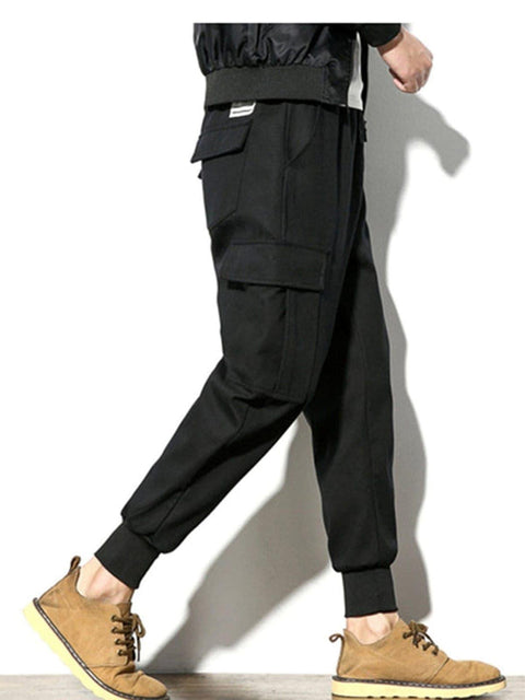 "Multi-pocket Beam Foot" Cargo Pants - Anagoc