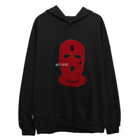 Masked Embroidery Hoodies - Anagoc