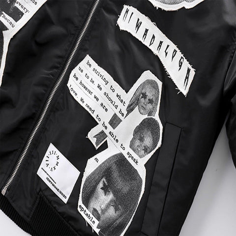"Character Patch" Varsity Jacket - Anagoc