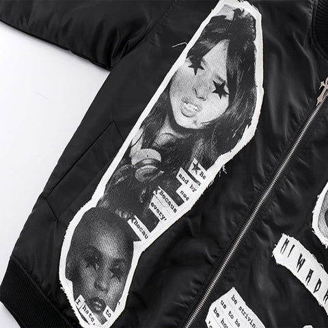 "Character Patch" Varsity Jacket - Anagoc