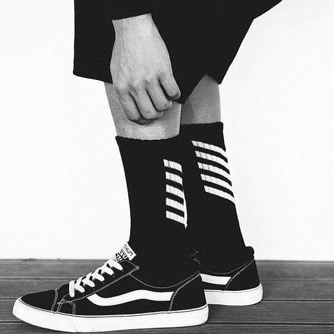 Striped Skateboard Socks 3PCS - Anagoc