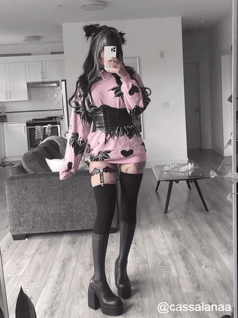 Dark Bat Knit Sweater