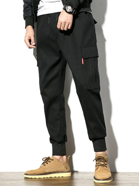 "Multi-pocket Beam Foot" Cargo Pants - Anagoc