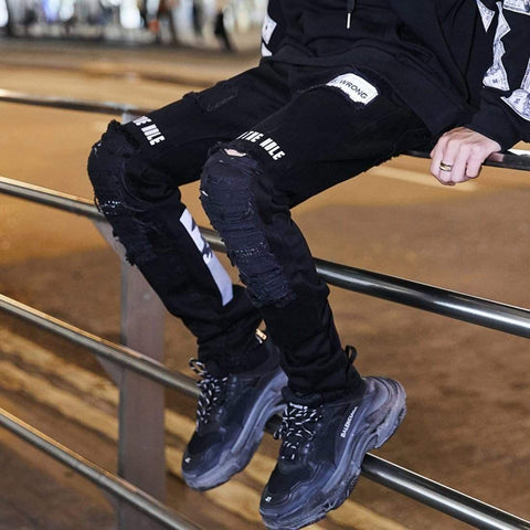 "Rowal Is Wrong" Jeans - Anagoc