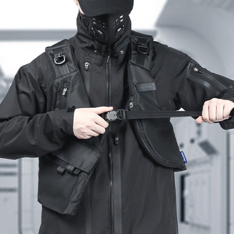 Punk Chest Rig Combat Molle Vest - Anagoc