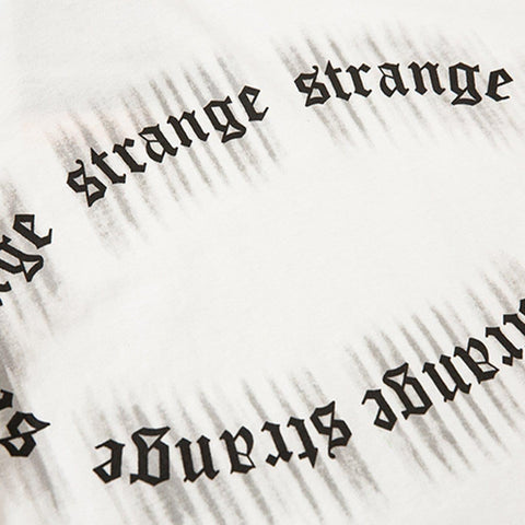 Phantom Alphabet Prisoner Print Sweatshirt - Anagoc