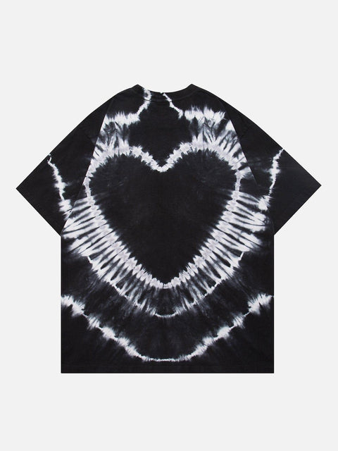 “Angles AROUND ME Tonight”Tie Dye Graphic Tee - Anagoc