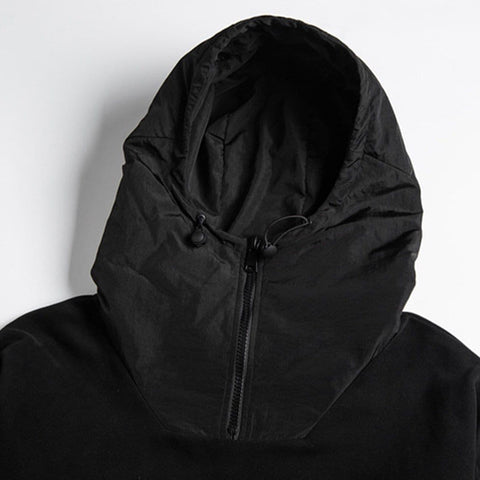 Dark Patchwork Embroidery Hoodies - Anagoc