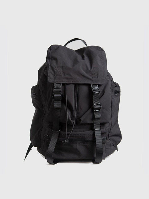 Function Drawstring Multi Pockets Nylon Backpack - Anagoc