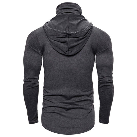 Ninja Skull Mask Print Hoodie - Anagoc