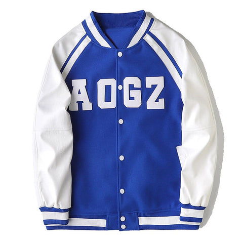 Patchwork Embroidery PU Jacket - Anagoc