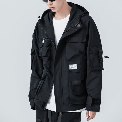 Multiple Velcro Pockets Jacket - Anagoc