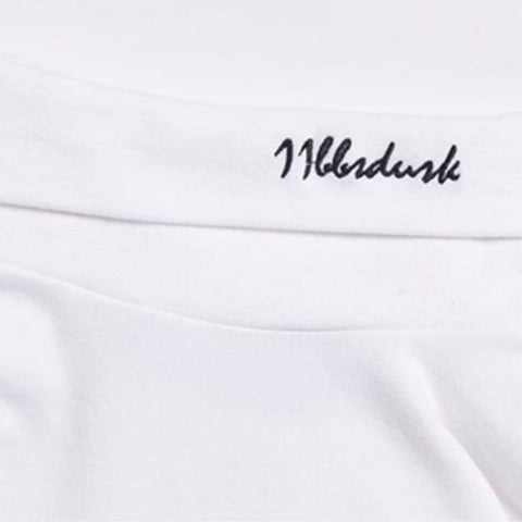 Dark Turtleneck Embroidery Sweatshirt - Anagoc