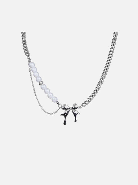 Pearl Butterfly Necklace - Anagoc