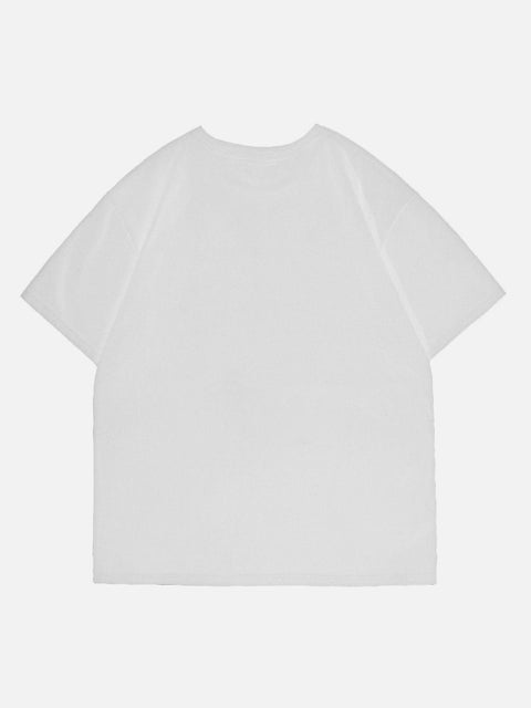 Anime Cartoon Print Tee - Anagoc