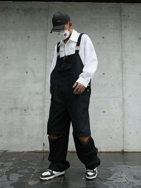 Detachable Pant Legs Overalls - Anagoc