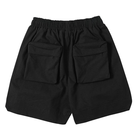 Three-dimensional Pleated Pockets Cargo Shorts - Anagoc