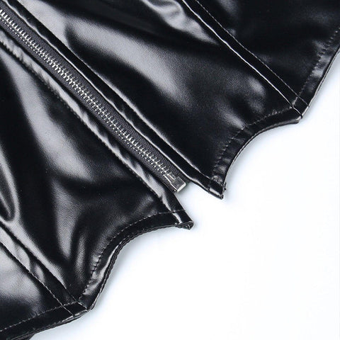 Dark Bat Sling PU Vest - Anagoc