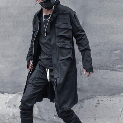 Dark Function Multi Pockets Mid-length Jacket - Anagoc