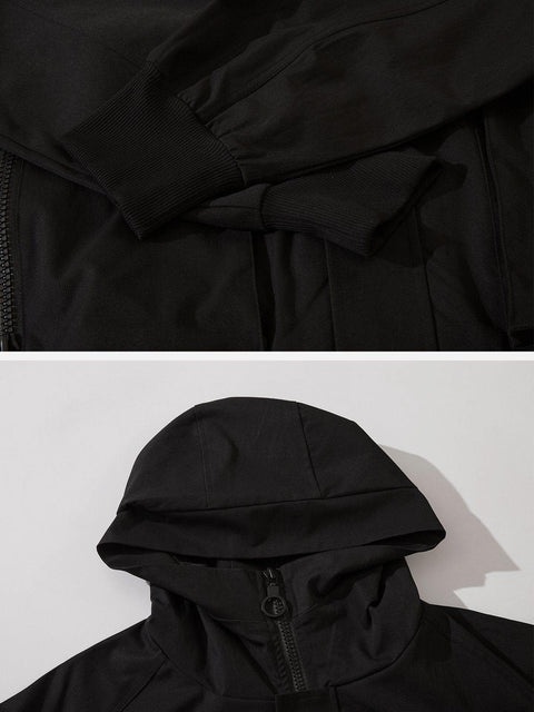 Big Pocket Zip Up Jacket - Anagoc