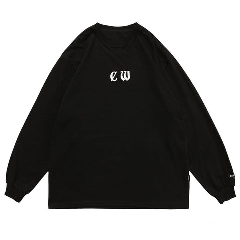 Forest Trailer Print Oversized Sweatshirt - Anagoc