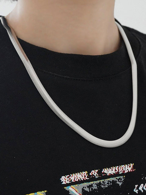 Punk Snake Bone Necklace - Anagoc
