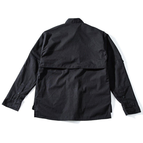 Function Detachable Button Jacket - Anagoc