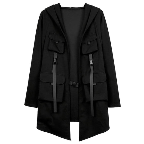 Ninja Ribbons Multi Pockets Function Jacket - Anagoc