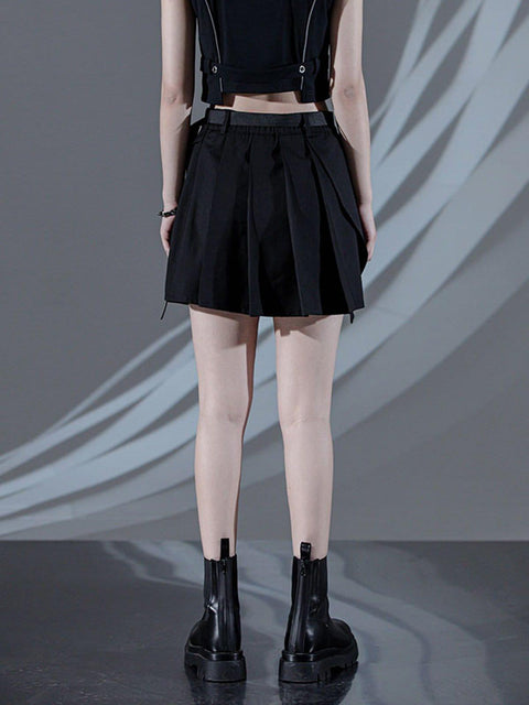 Irregular Functional Skirt - Anagoc