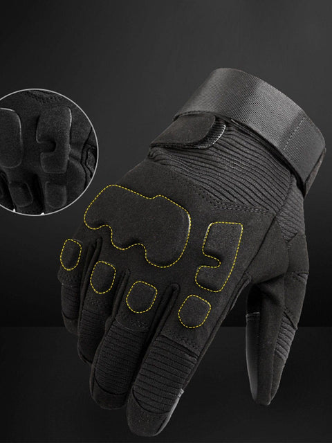 Combat Patchwork Protection Gloves - Anagoc