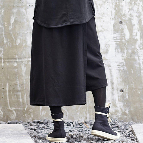 Dark Personality Irregular Oversized Pants - Anagoc