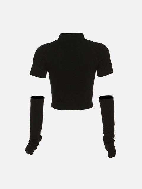 Spider Heart Hollow Long Sleeve T Shirts - Anagoc