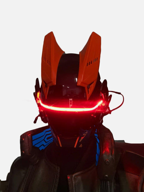 Cyberpunk Glowing Line Mask - Anagoc