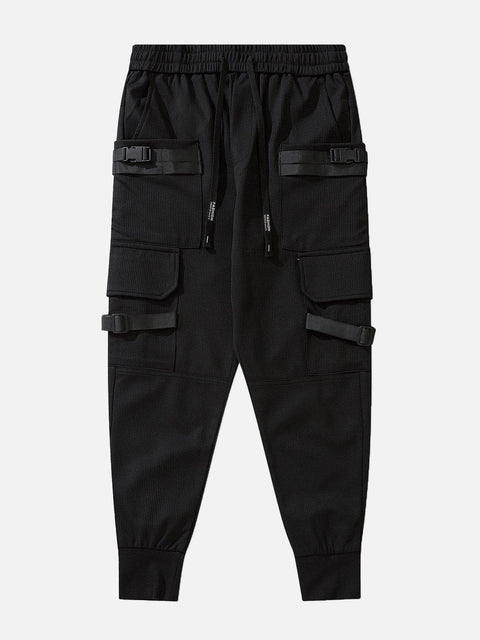 Multi Ribbon Cargo Pants - Anagoc