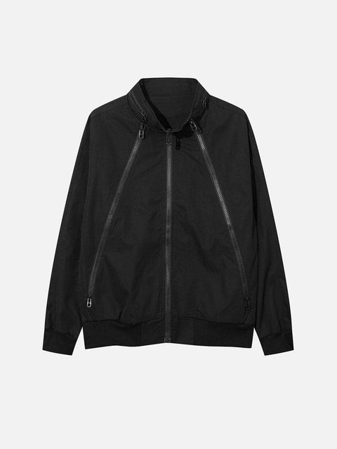 Multi Zip Up Jacket - Anagoc