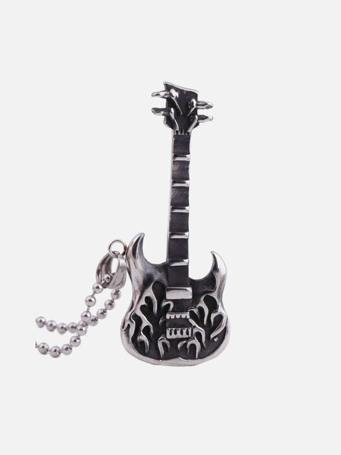 Punk Rock Electric Guitar Necklace - Anagoc