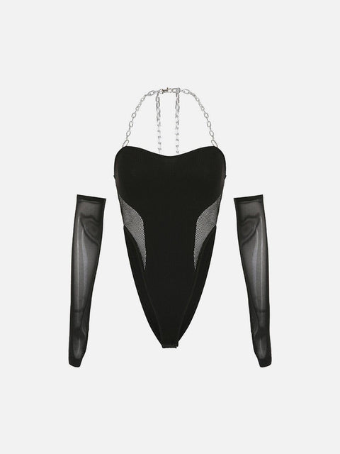 Irregular Chain Jumpsuit - Anagoc