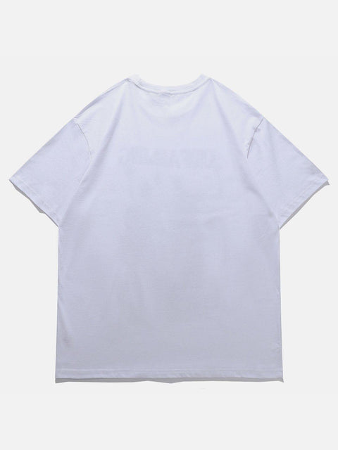 Dark "UNFAILING" Ghost Graphic Tee - Anagoc
