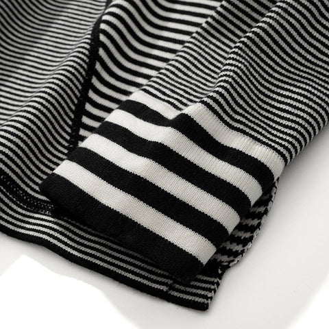 Personality Irregular Stripes Sweatshirt - Anagoc