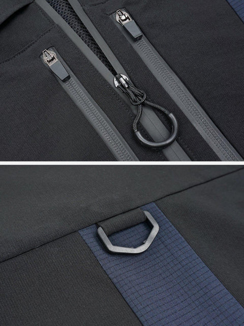 Patchwork Function Vest - Anagoc