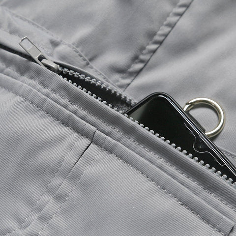 Multi Pockets Zipper Cargo Shorts - Anagoc